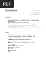 Bharath Kumar: Software Development Engineer I