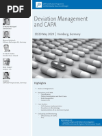 ECA Deviation Management CAPA