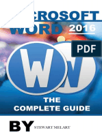 Microsoft Word 2016 - Stewart Melart PDF