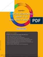 Clinical Reasoning Learning To Think Like A Nurse - (Chapter 1 Clinical Reasoning What It Is and Why It Matters)