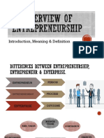 Difference Between Entrepreneur, Enterprise and Entrepreneurship