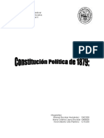 Constitución Política de La República de Guatemala 1879