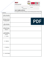 Worksheet #1: Text Analysis of Sample Article