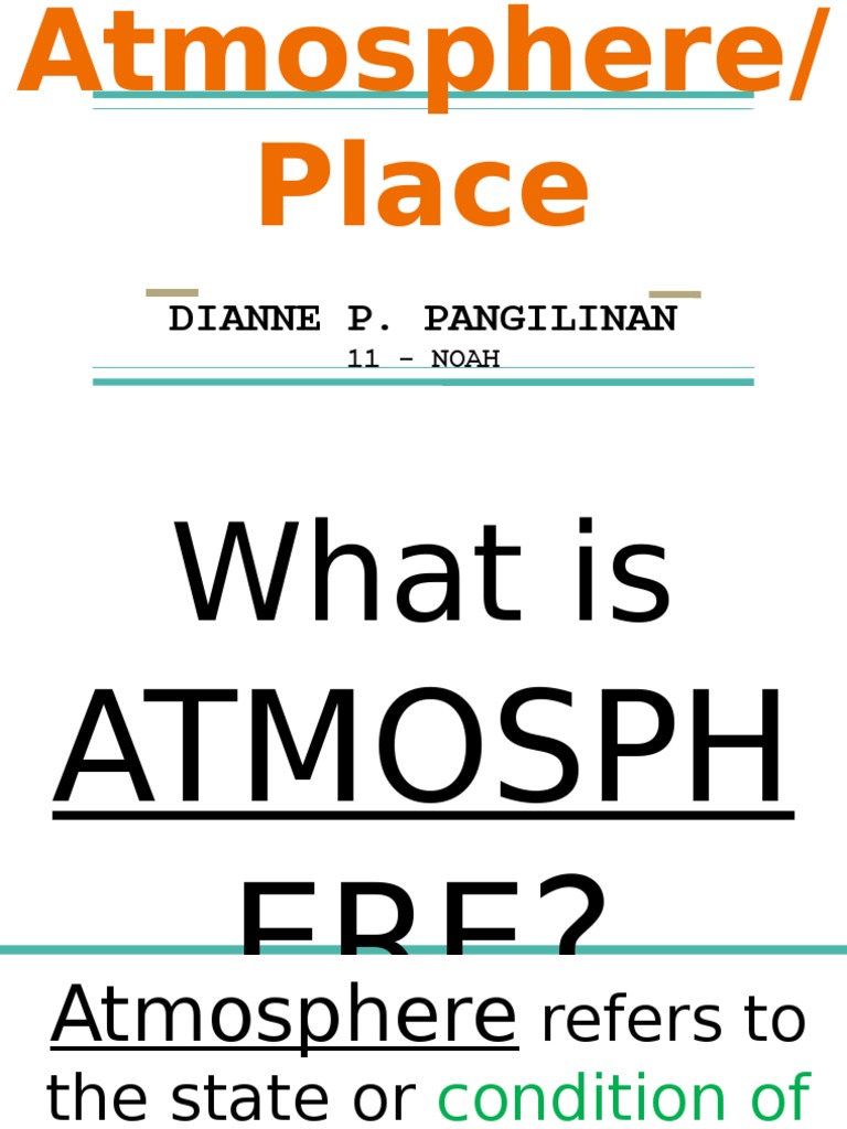 Understanding Atmosphere Types | PDF | Science & Mathematics