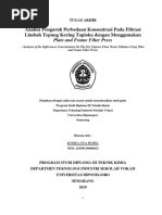 Pengaruh Konsentrasi Terhadap Filtrasi Ampas Tepung Tapioka Kering Menggunkan Alat Filtrasi Plat and Team Filter Press