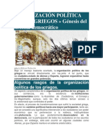 Organización Política y Social de Los Griegos