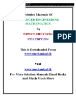 Solution Manual of Advanced Engineering PDF