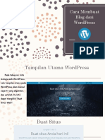 Cara Membuat Blog Dari WordPress
