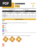 Class 3 Math Olympiad Practice Questions | PDF | Numbers | Teaching ...