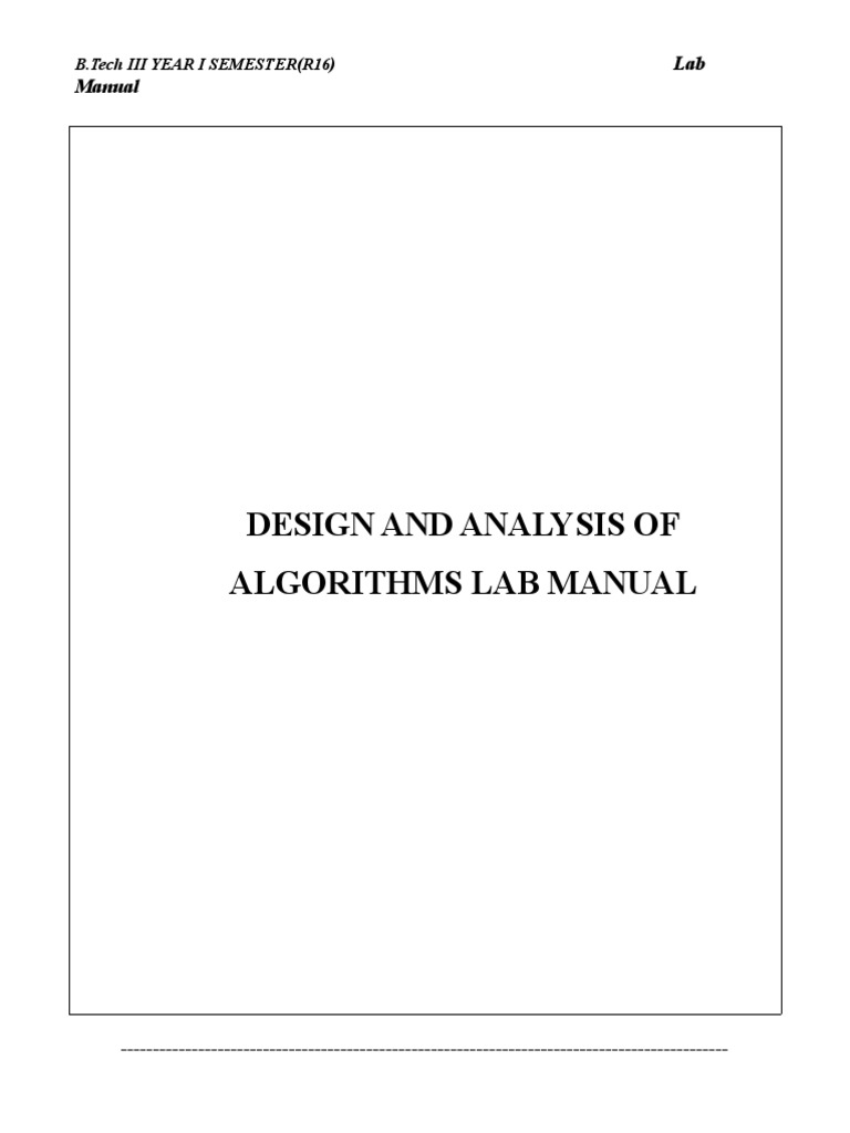 DAA Lab Manual Docx1 PDF Dynamic Programming Vertex (Graph Theory)