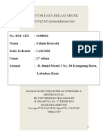 CONTOH DATA Rekam Medik Jenazah (PEMERIKSAAN lUAR) UNTUK COAS REVISI Terbaru Oktober 2018