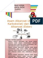 Cara Menentukan Struktur Asam Alkanoat dan Alkil Alkanoat