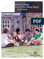 Rhodes Campus Safety Report 2018-2019