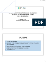 Konsep Costing SPM Bidang Kesehatan (November 2018)