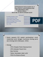 Asuhan Keperawatan Pada Pasien Ny. P Dengan P3A0 Post SC Atas Indikasi Pre-Eklamsi Berat (Peb) Ruang Nifas I Rsud Dr. H. Moch Ansari Saleh