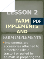 Lesson 2: Farm Implements AND Equipment