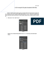 Cara Membuat Objek 2d Menjadi 3d Pada Autodesk 3DS Max