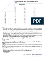 Jawaban Try Out Pembinaan Ahli K3 Umum Sertifikasi KEMNAKER RI PT. Duta Selaras Solusindo PDF