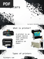 Presentation About Printers