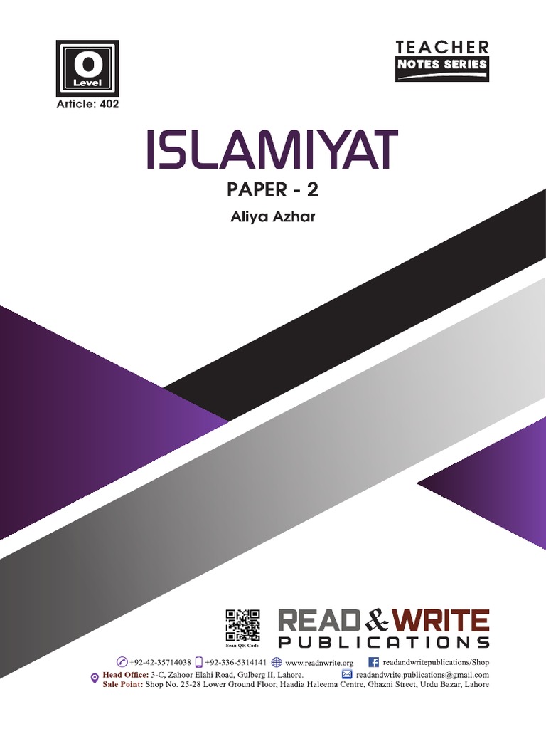 O-Level Islamiyat Paper 2 Notes | PDF | Modesty | Muhammad
