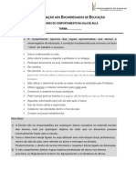 Regras Bom Comportamento 3ºciclo