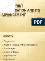 Fingerprint Identification Advancements