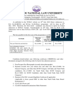 UG - Phase III Short List - Direct Admission 2019 - Notification