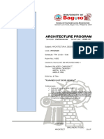 Architecture Program: General Luna Road, Baguio City, Philippines 2600