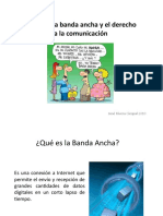 Papel de la banda ancha y el derecho a la comunicación presentación