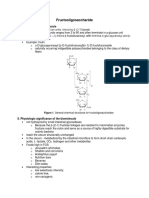 Fructooligosaccharide: I. Structure of The Biomolecule