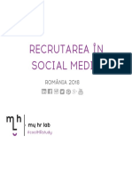 My HR Lab Studiu 2018 Recrutarea in Social Media