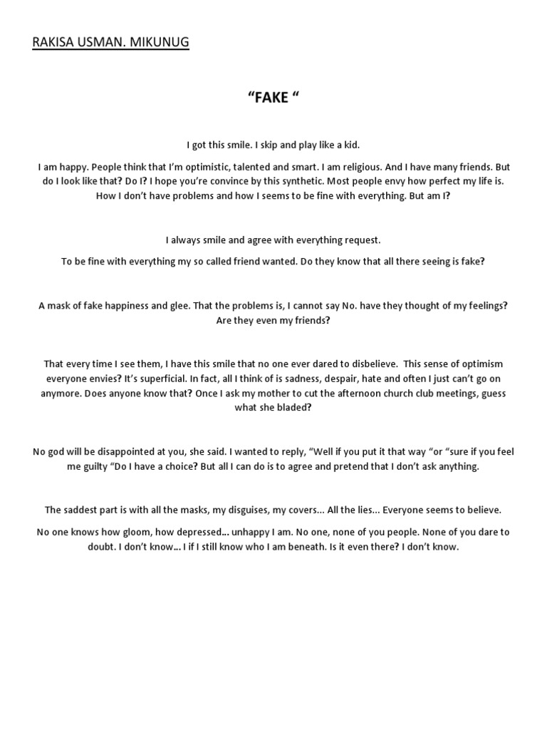 Fake Declamation PDF