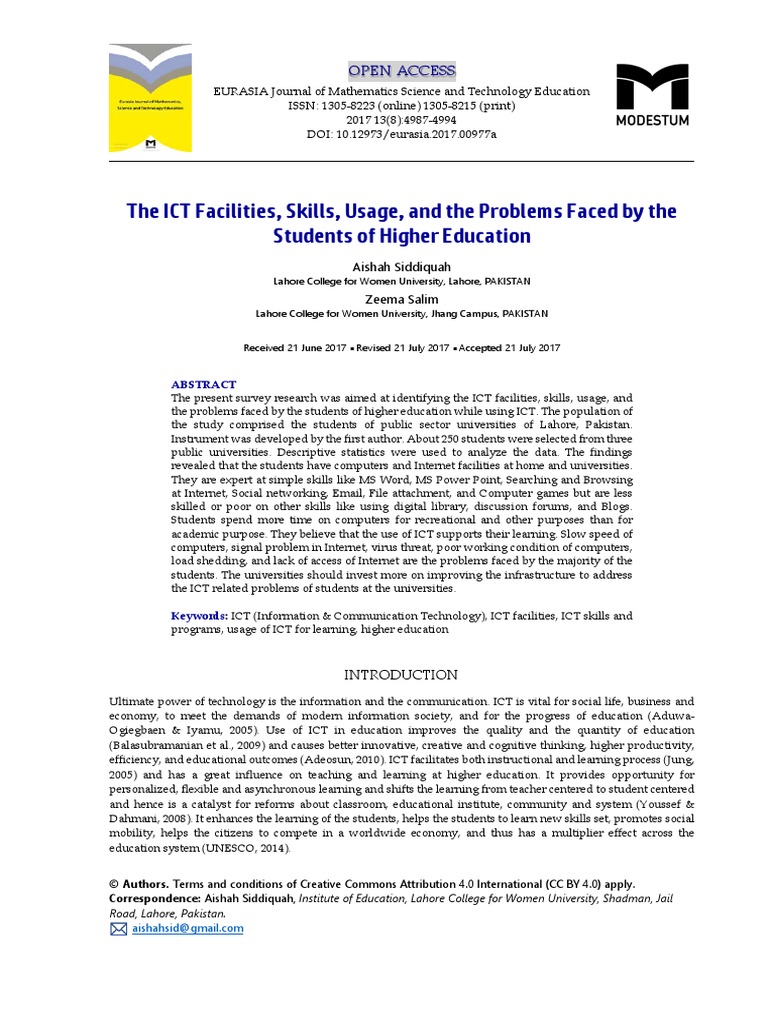 The ICT Facilities PDF PDF Educational Technology
