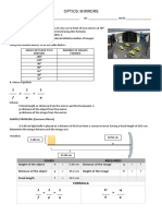 Optics Assignment PDF