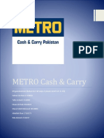 METRO Cash & Carry Organizational Analysis