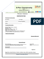 Business Analytics: Registration Form