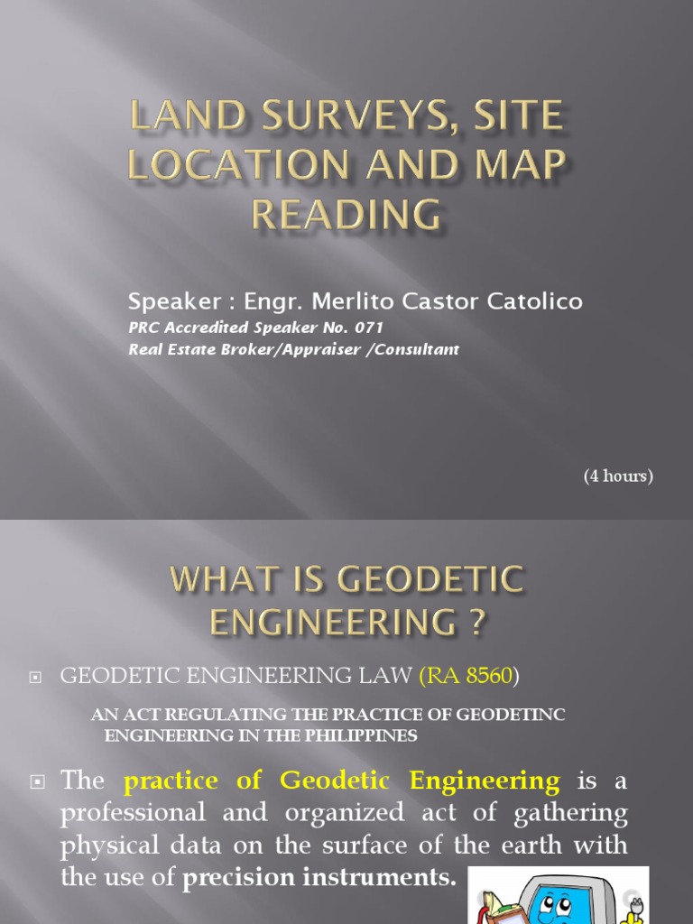 Speaker Engr. Merlito Castor Catolico PRC Accredited Speaker No. 071