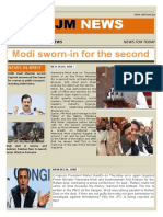 Modi Sworn-In For The Second