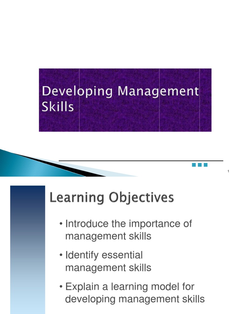 Essential Management Skills Guide | PDF | Business