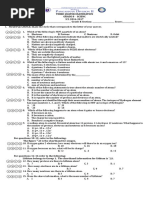 8 Science 3rd & 4th Quarter Exam - Final