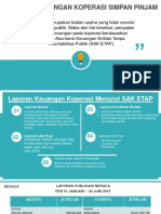 Laporan Keuangan Koperasi Simpan Pinjam