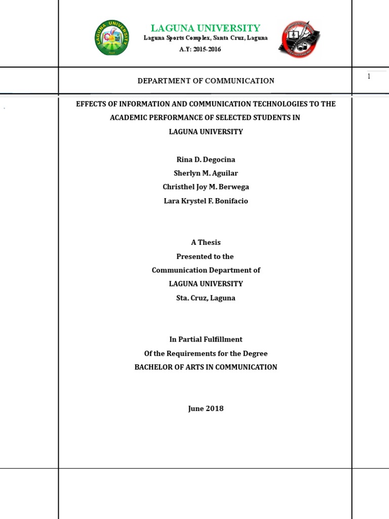 ICT Impact on Student Performance | PDF | Educational Technology ...