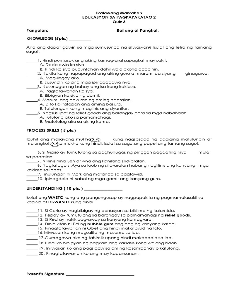 ST 3 - All Subjects 2 - q2 | PDF