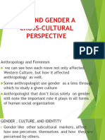 Sex and Gender A Cross Cultural Perspective