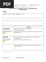 Critical Review Form Qualitative Studies Version 2 1