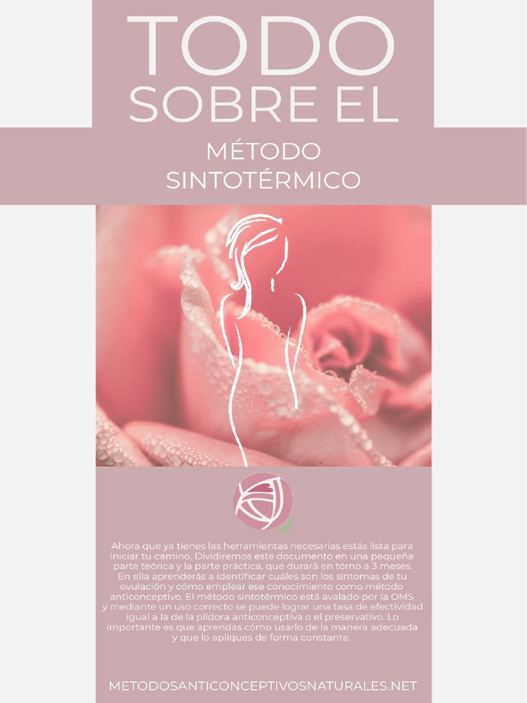 Todo Sobre El Metodo Sintotermico | PDF | Ciclo menstrual ...