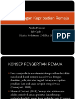 Perkembangan Kepribadian Remaja