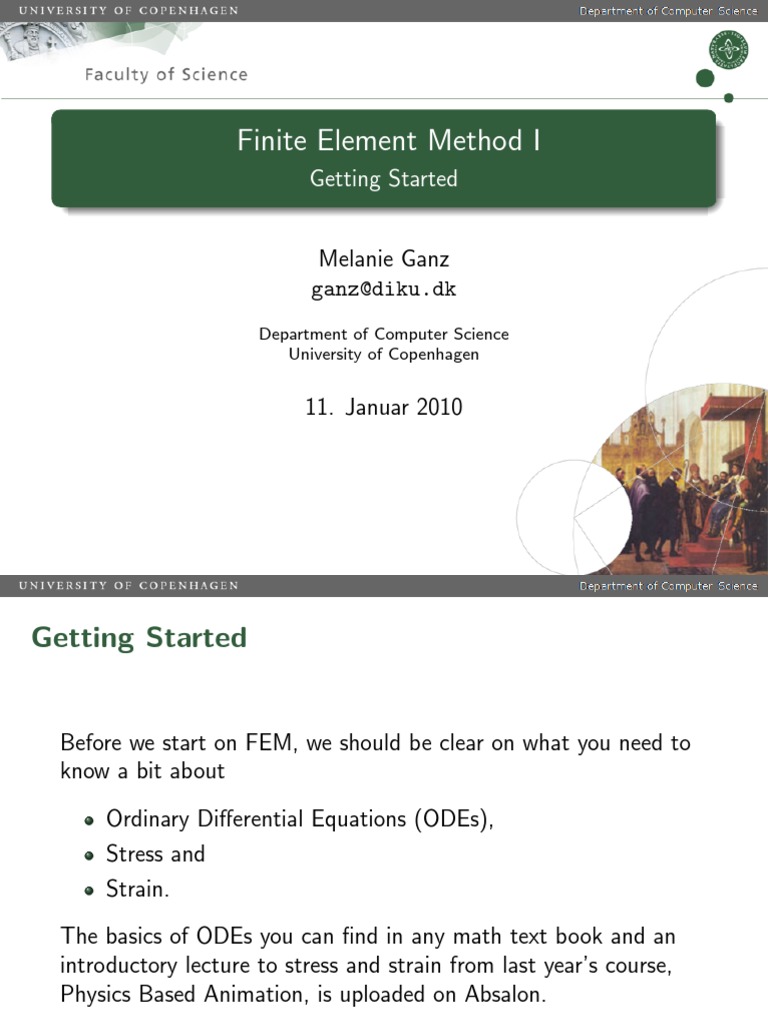 Finite Element Method PDF | PDF | Finite Element Method | Ordinary ...