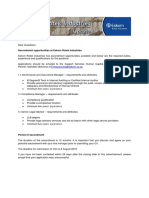 ERI Governance Secondment Qualifications PDF