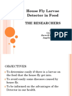 House Fly Larvae Detector in Food